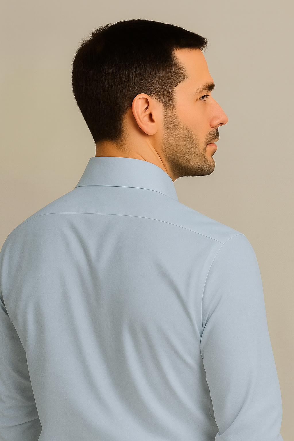 Black Jacquard Flacket and collar Polo with stylish 3
